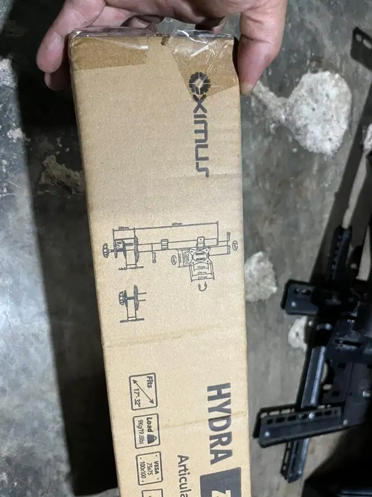 Bracket TV jepit dan gantung ada baru dan second