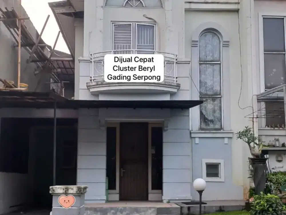 Dijual Cepat Rumah Siap Huni 2 Lantai di Cluster Beryl