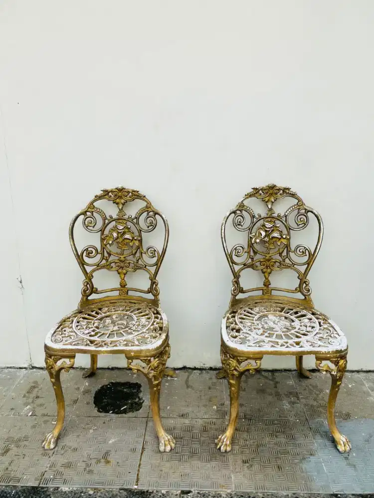 KURSI TERAS TAMAN BESI TEMPA