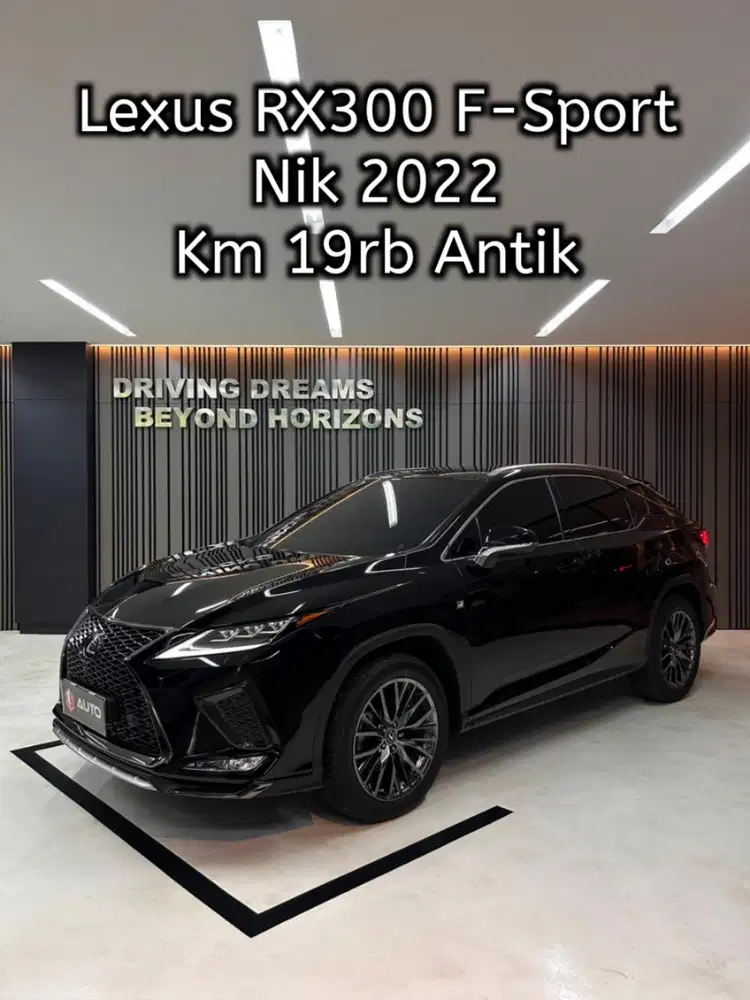 Lexus RX300 RX300T F-Sport 2022 Km19rb Hitam B1277NJJ