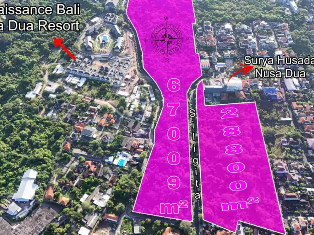 Tanah Besar Premium Kawasan Pariwisata Nusa Dua Bali