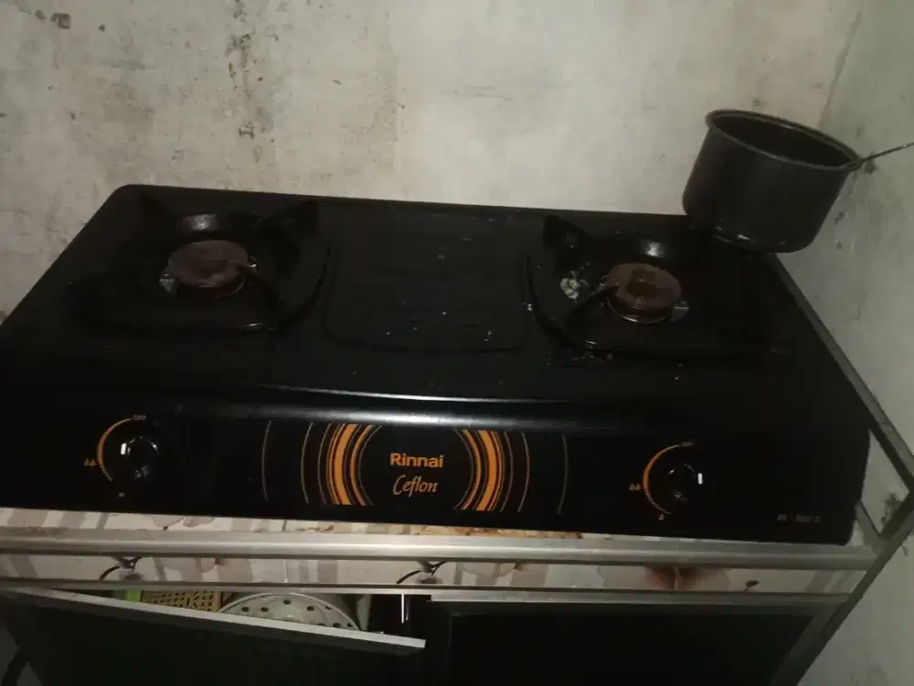 KOMPOR RINAI 2 TUNGKU BACA INFO