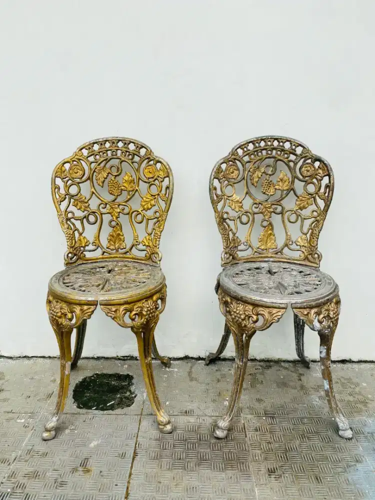 KURSI TERAS TAMAN BESI TEMPA