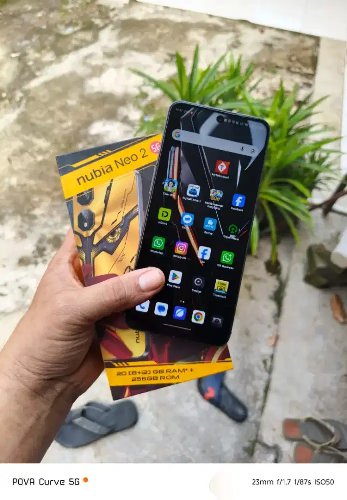 NUBIA NEO 2 5G NFC RAM 8+12/256...MULUS KGK ADA RETAK FULLSET