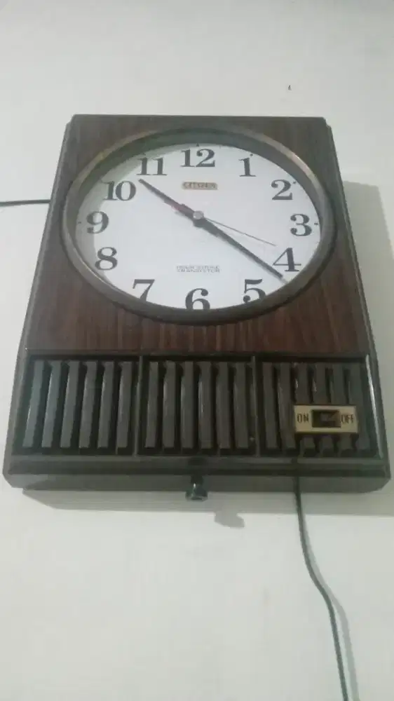 Jam dinding citizen jadul normal