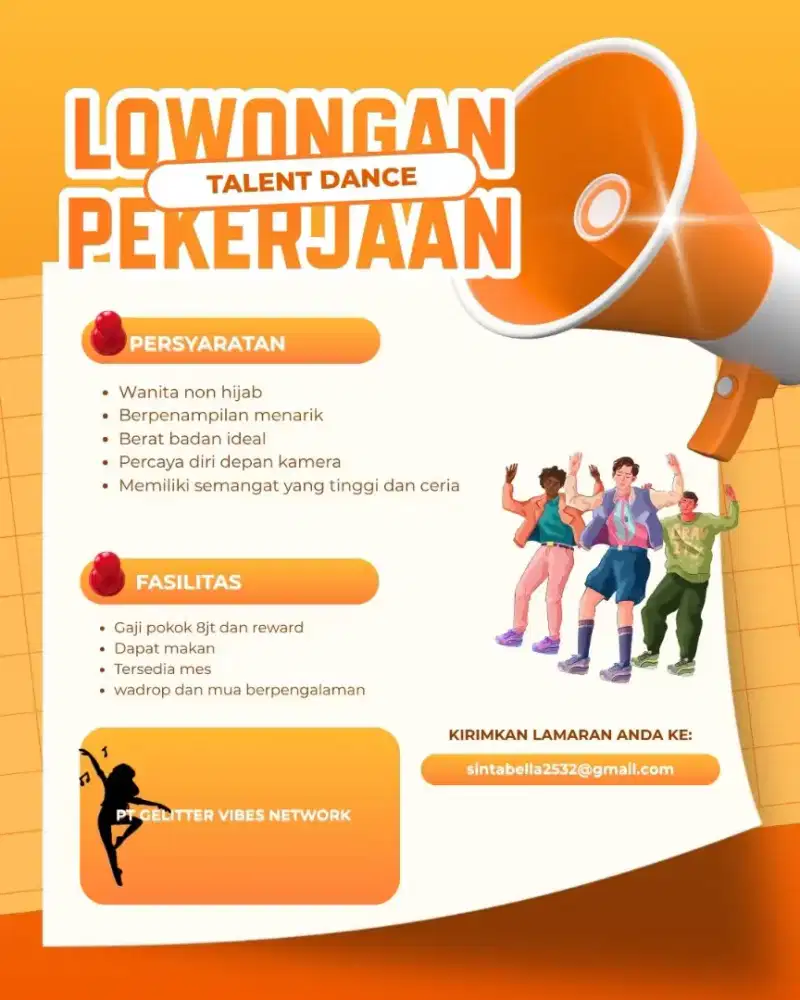 Lowongan Talent dancer