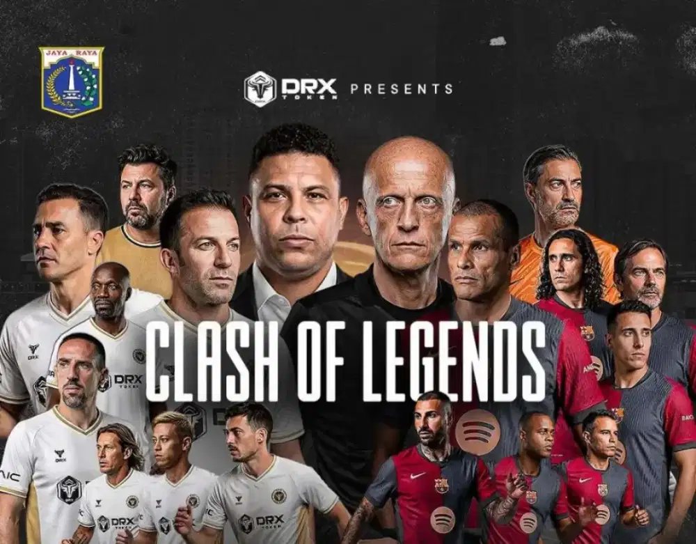 Tiket CLASH OF LEGENDS : BARCA Legends VS DRX, Cat 1 Murah aje