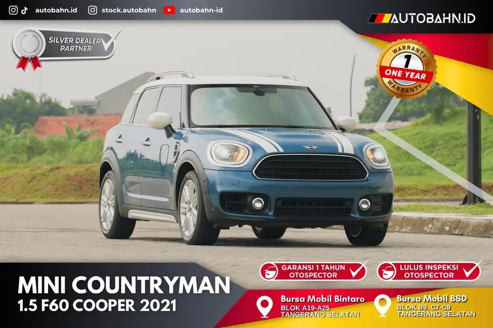 Collector's Item! Mini Countryman Cooper F60 2021  Full Opt! c200 x1