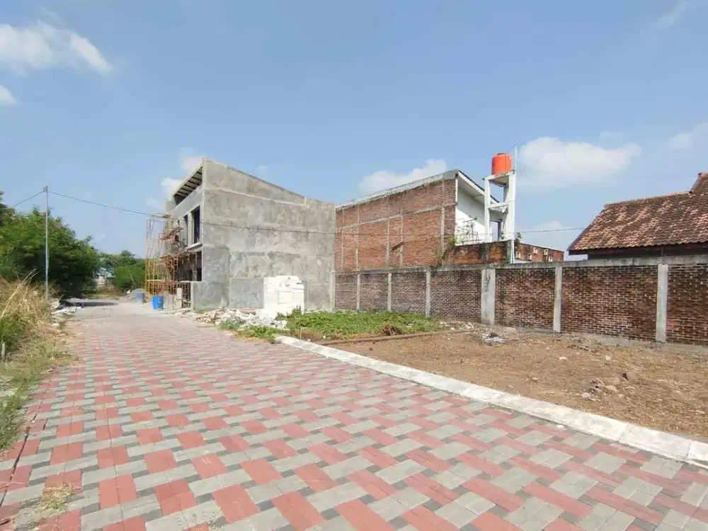 Tanah kavling di mini cluster akses jalan lebar dekat kampus STPN Titibumi