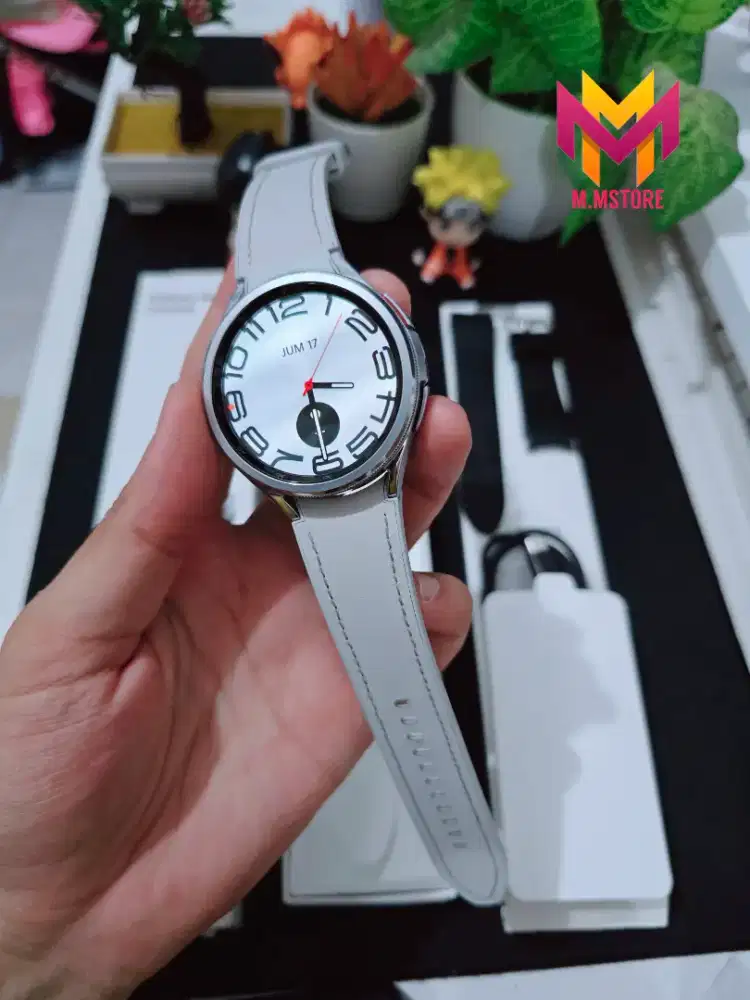 Samsung Galaxy Watch 6 Classic Silver 47mm Like New Fullset Original