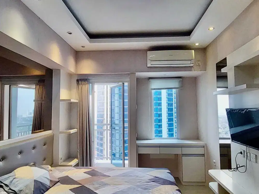 DISEWAKAN APARTEMEN ORCHARD STUDIO LT 16 FURNISH PAKUWON MALL