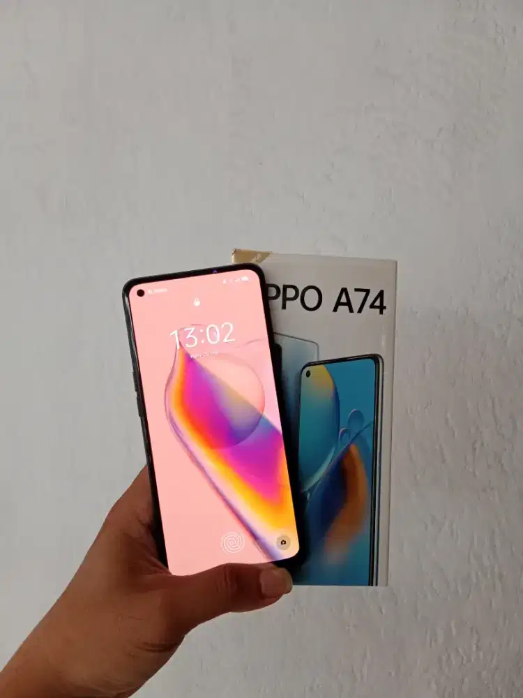 Oppo A74 6+6/128 fullset mulus no minus