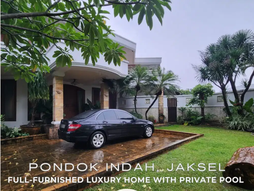 Rumah Mewah Full-Furnished Plus Private Pool Pondok Indah - SHM