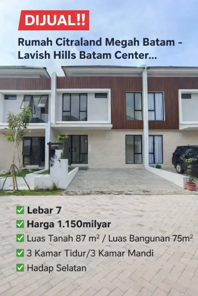 DIJUAL 1,150m Rumah CITRALAND MEGAH LAVISH HILLS