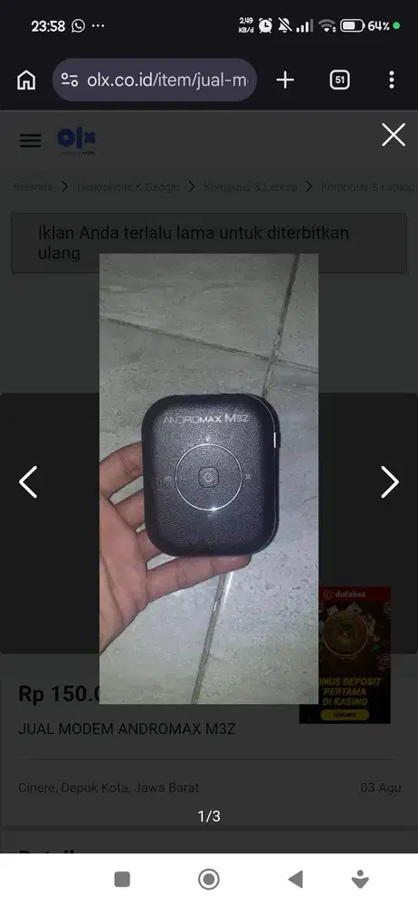 Jual Modem Smartfrend M3Z