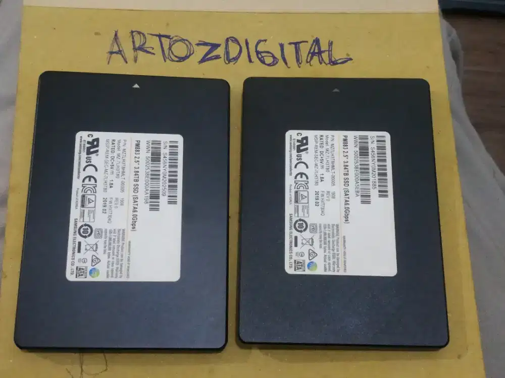 SSD Samsung 4tb (3.84TB) 0 day 1jam tbw 34gb buat install windows