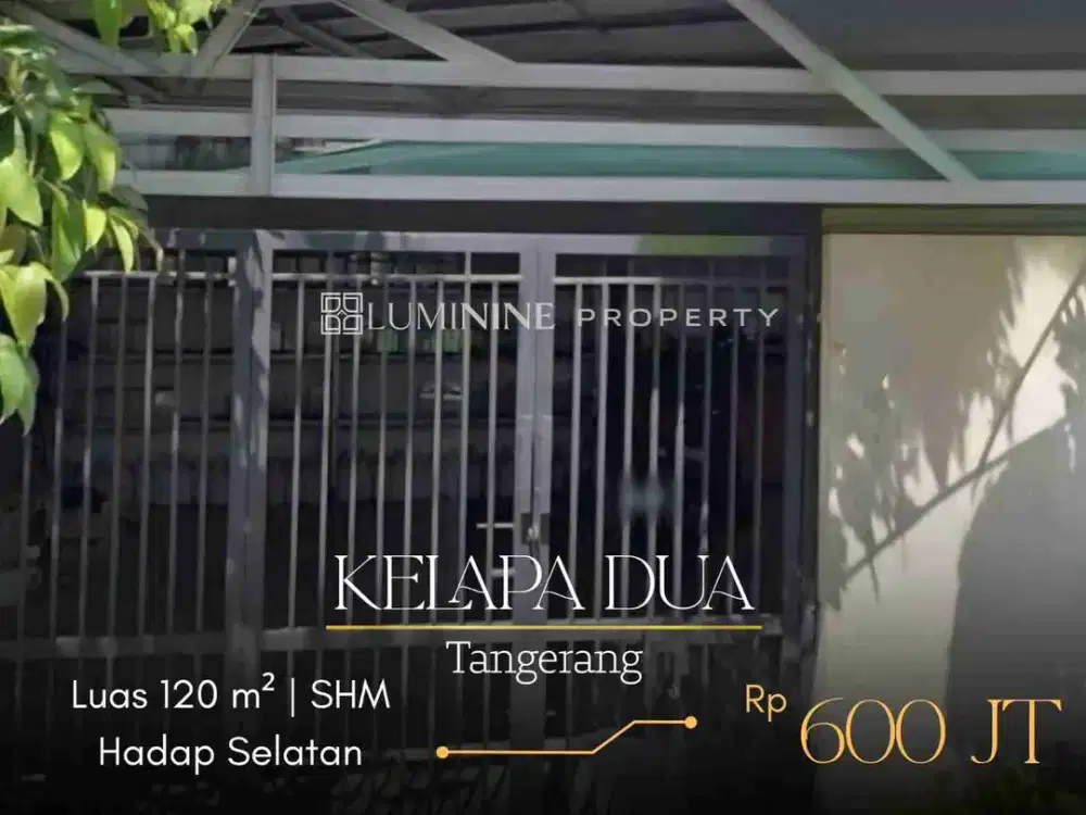 DIJUAL TANAH KAVLING DI KOMPLEKS DASANA INDAH - KELAPA DUA, TANGERANG