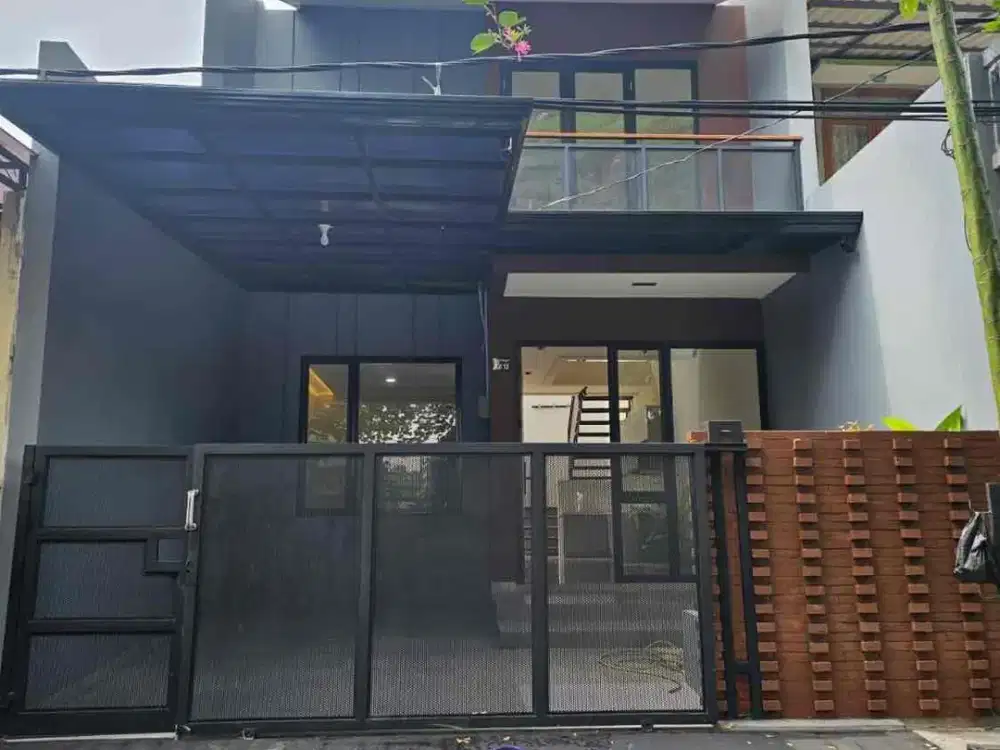Rumah Baru 2 Lantai Design Modern Estetik di Kencana Loka BSD