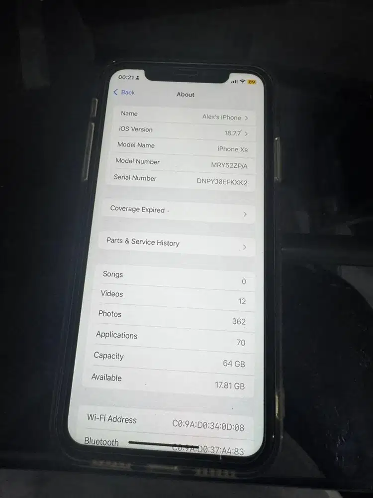 iPhone XR 64GB (white)