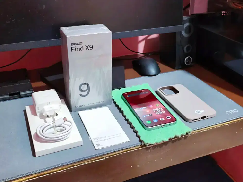 Oppo Find X9 12/256 mulus fullset resmi banyak bonus !!