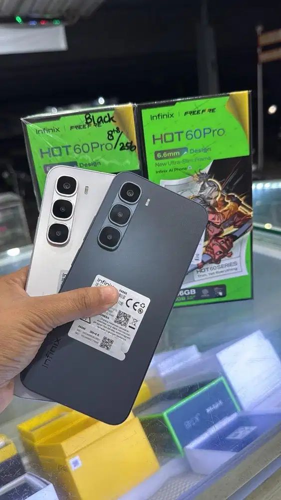 INFINIX HOT 60 PRO RAM 16/256 FULLSET SUPER LIKE NEW BISA TUKAR TAMBAH