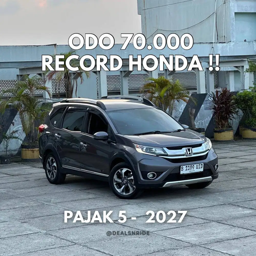 ODO 70.000 ANTIK BGT !! PAJAK 5/2027 HONDA BRV E CVT 2016 SIAP PAKAI