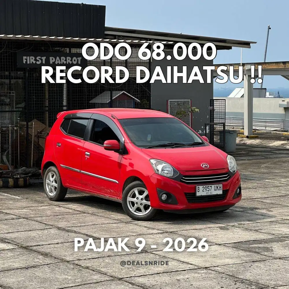 ODO 68.000 ANTIKK !! PAJAK 9/2026 DAIHATSU AYLA X AT 2018 MULUS BANGET