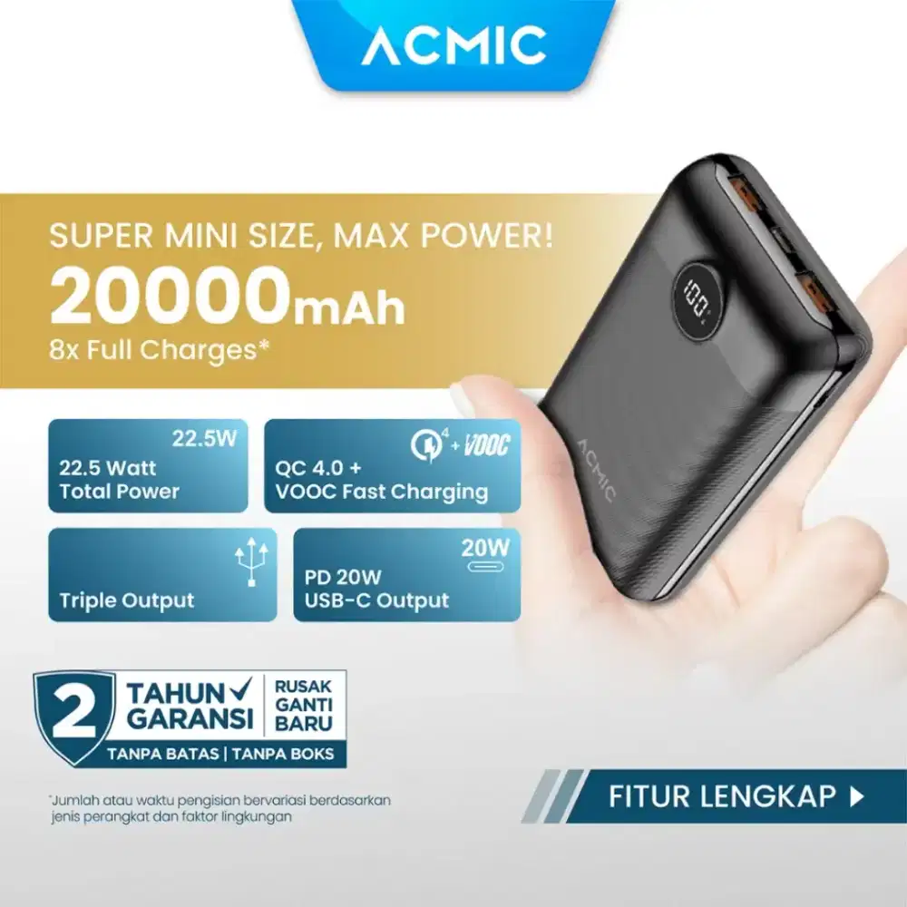 Acmic Powerbank Digimax-20