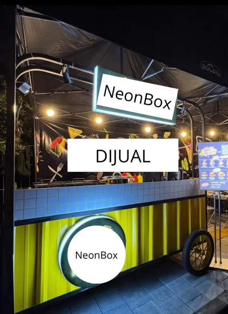 Gerobak Dengan Neonbox