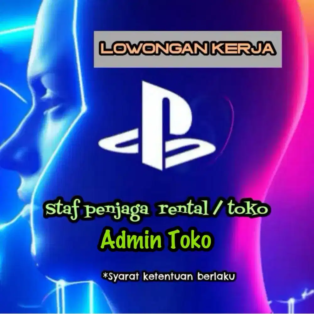 Penjaga staf toko rental dan admin toko