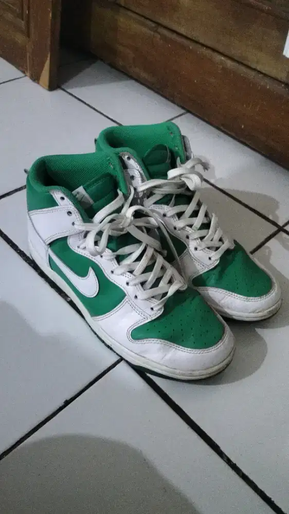 NIKE DUNK HI RETRO GREEN WHITE