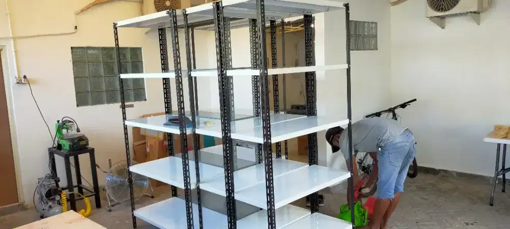 Rak besi siku ful besi serbaguna