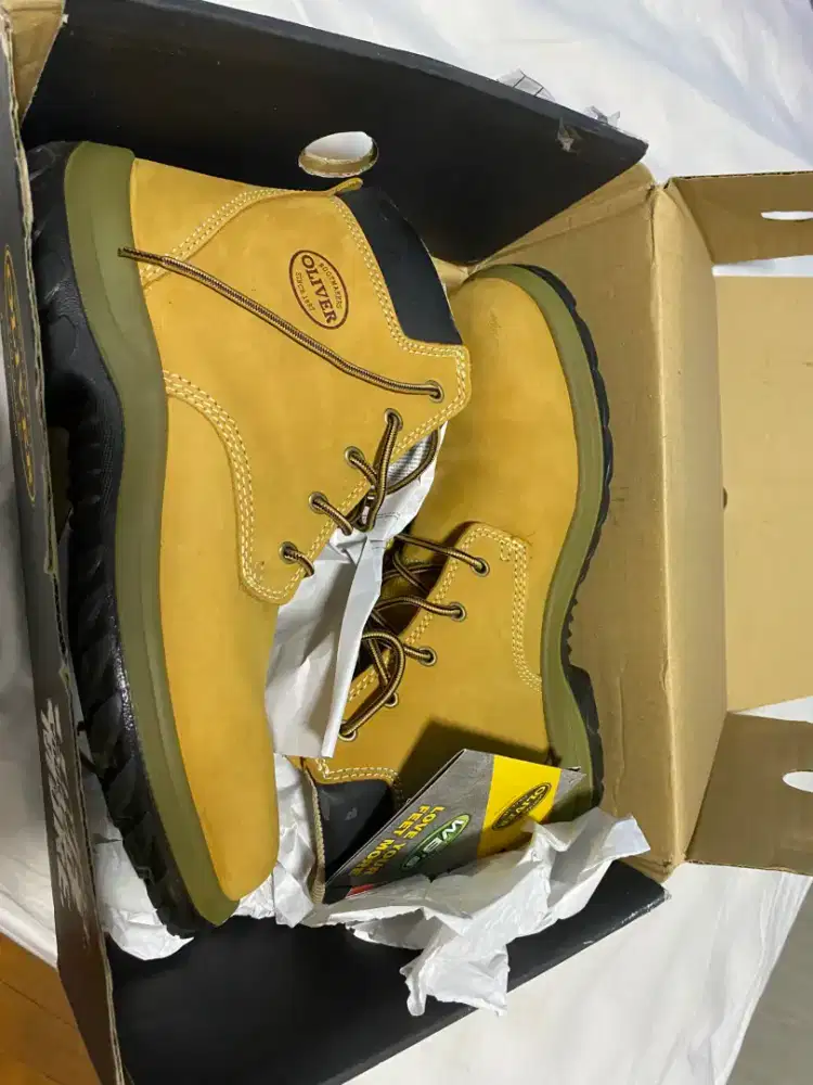 Oliver Bootmakers Wheat sepatu safety boots size 46