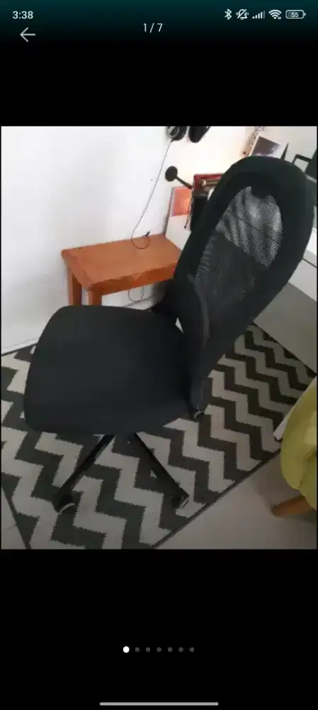 Meja dan Kursi Kerja Ikea