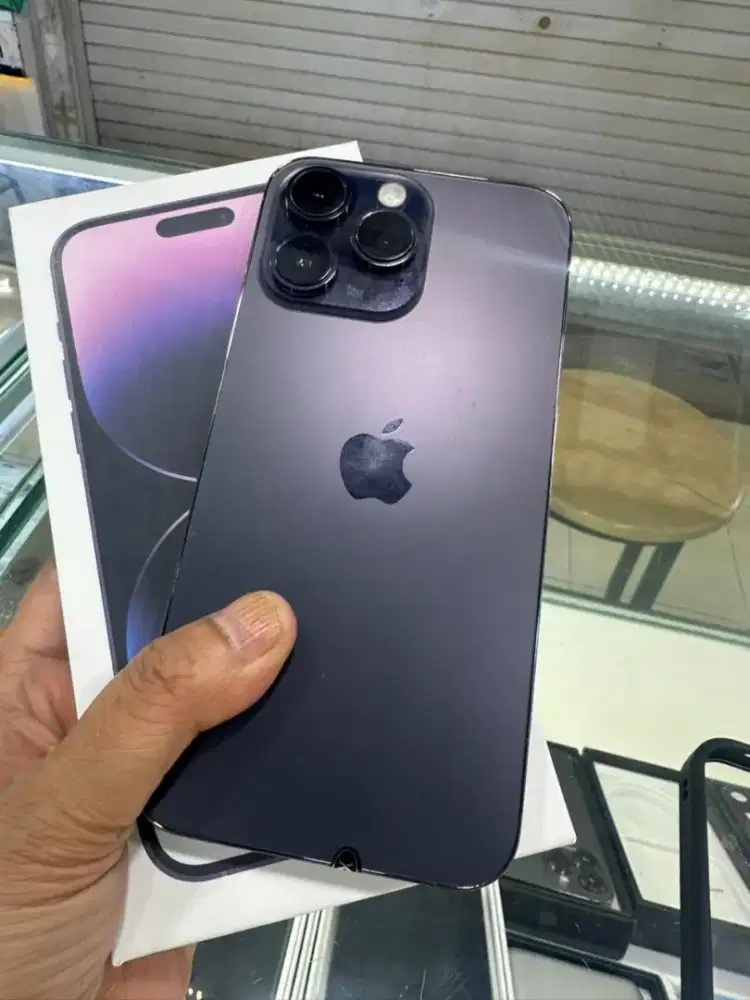 IPHONE 14 PROMAX 128GB ALL OPERATOR PURPLE MANTAAP