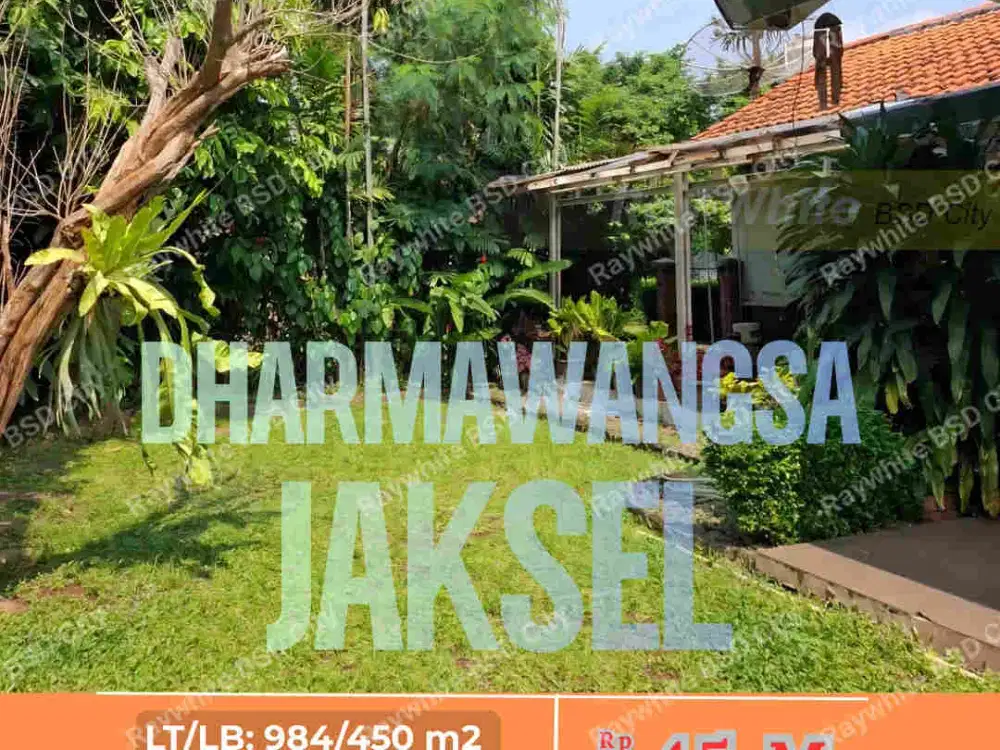 Rumah Terawat di DHARMAWANGSA Jaksel