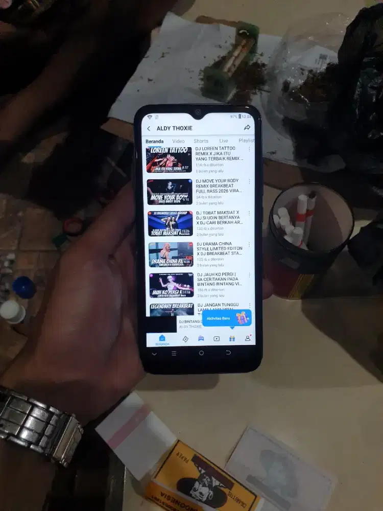 BU 550K ambil lokasi