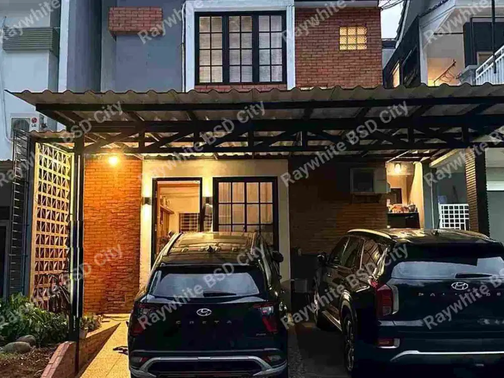 Rumah 2 Lantai Kamar Tidur 2+1 di Nusa Loka BSD Dekat Tol