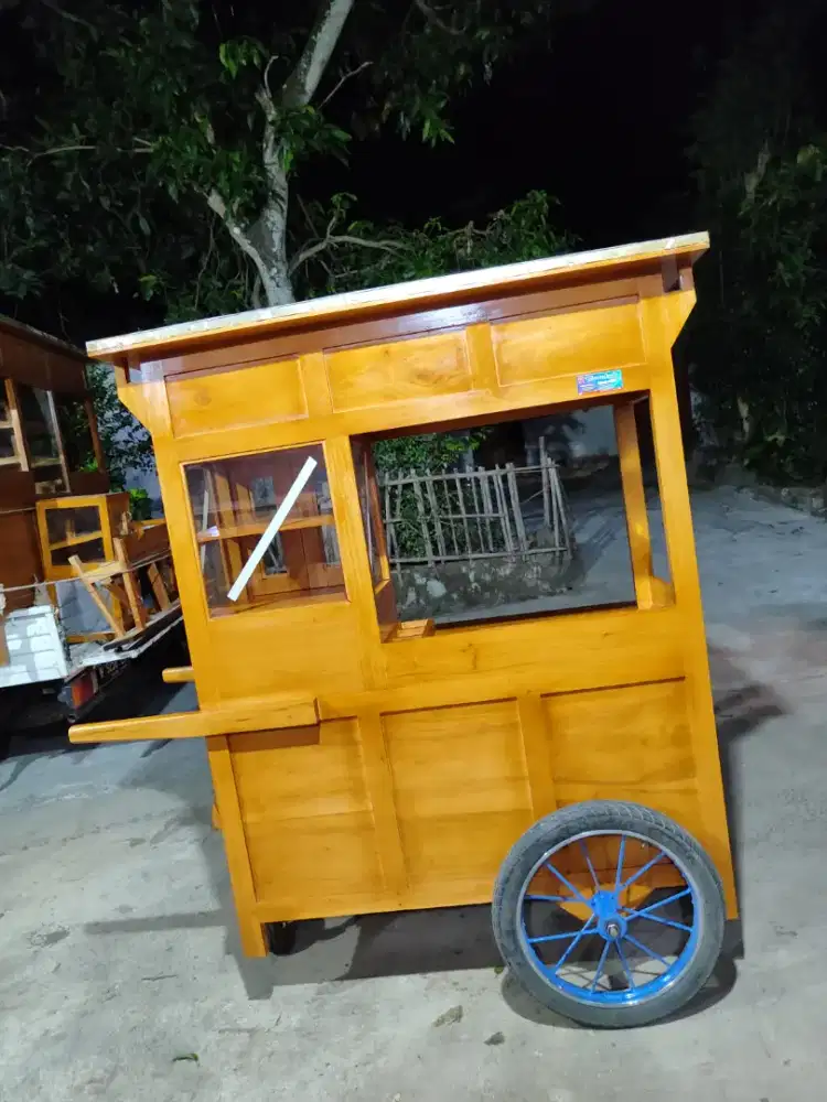 Sedia Gerobak Angkringan, Bakso Mie Ayam, Bubur, Sate, Soto, Pecel dll