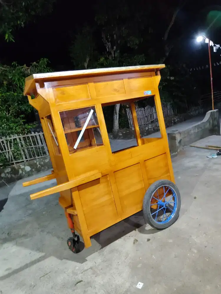 Sedia Gerobak Angkringan, Bakso Mie Ayam, Bubur, Sate, Soto, Pecel dll