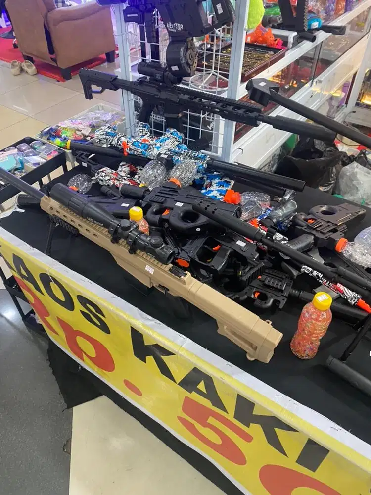 Mainan tembak tembak salah beli