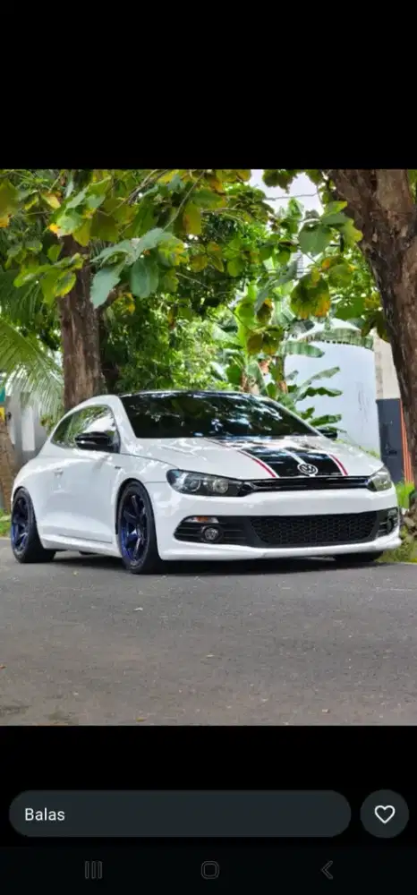 VW Scirocco 1,4 GTS  Turbo thn 2014 putih