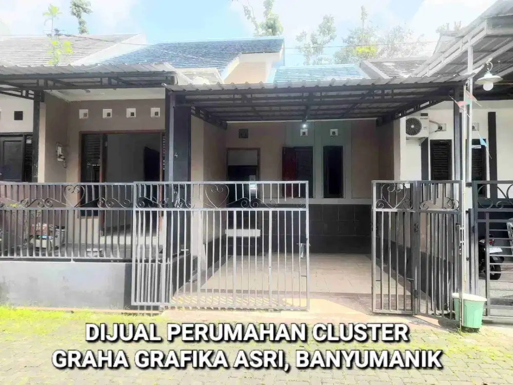 DIJUAL CEPAT RUMAH BANYUMANIK SEMARANG. PERUMAHAN CLUSTER DI GRAFIKA, BEBAS BANJIR & STRATEGIS. DEKAT SMA 9 & HIDAYATULLAH
