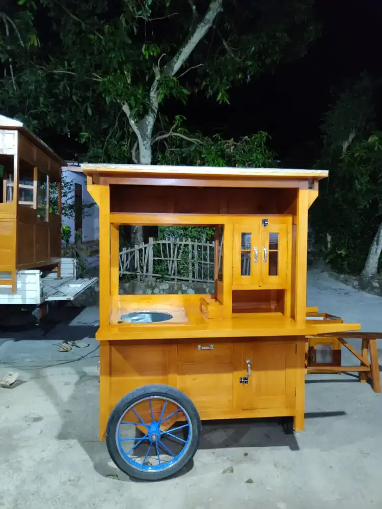 Sedia Gerobak Angkringan, Bakso Mie Ayam, Bubur, Sate, Soto, Pecel dll