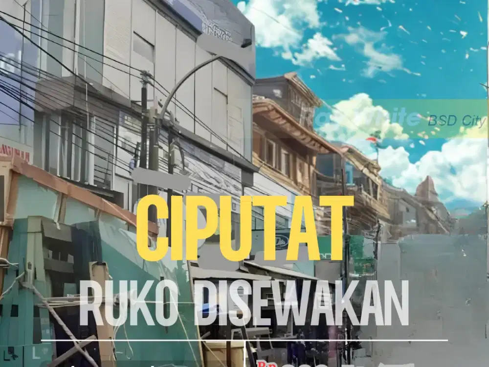 Ruko Gandeng Strategis di CIPUTAT Tangsel