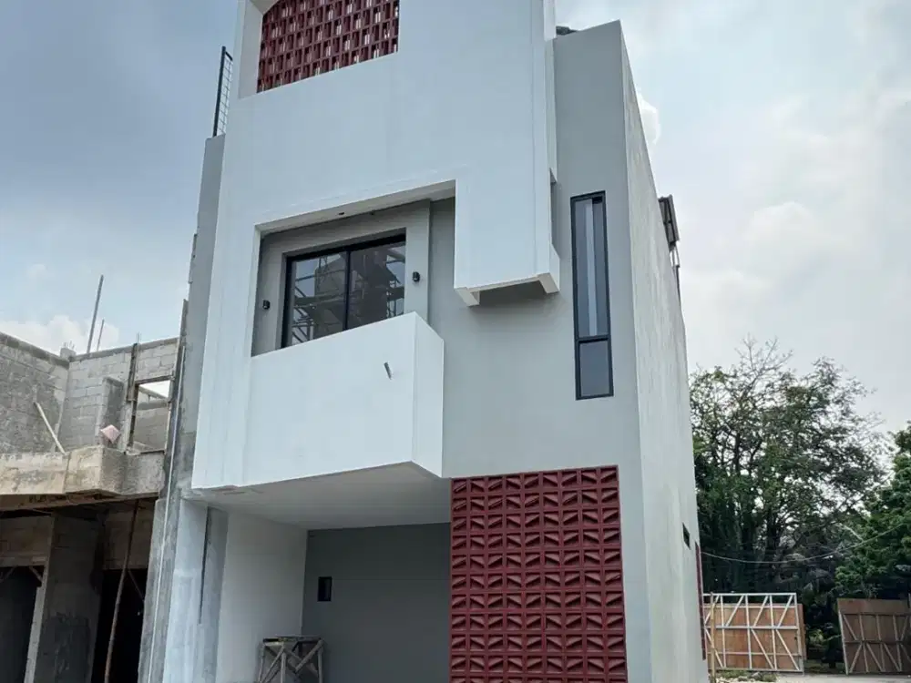 RUMAH DIJUAL PONDOK CABE PINGGIR JALAN DEKAT KAMPUS UT DAN SEKOLAH KHARISMA BANGSA