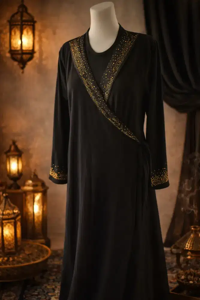 Abaya hitam mewah