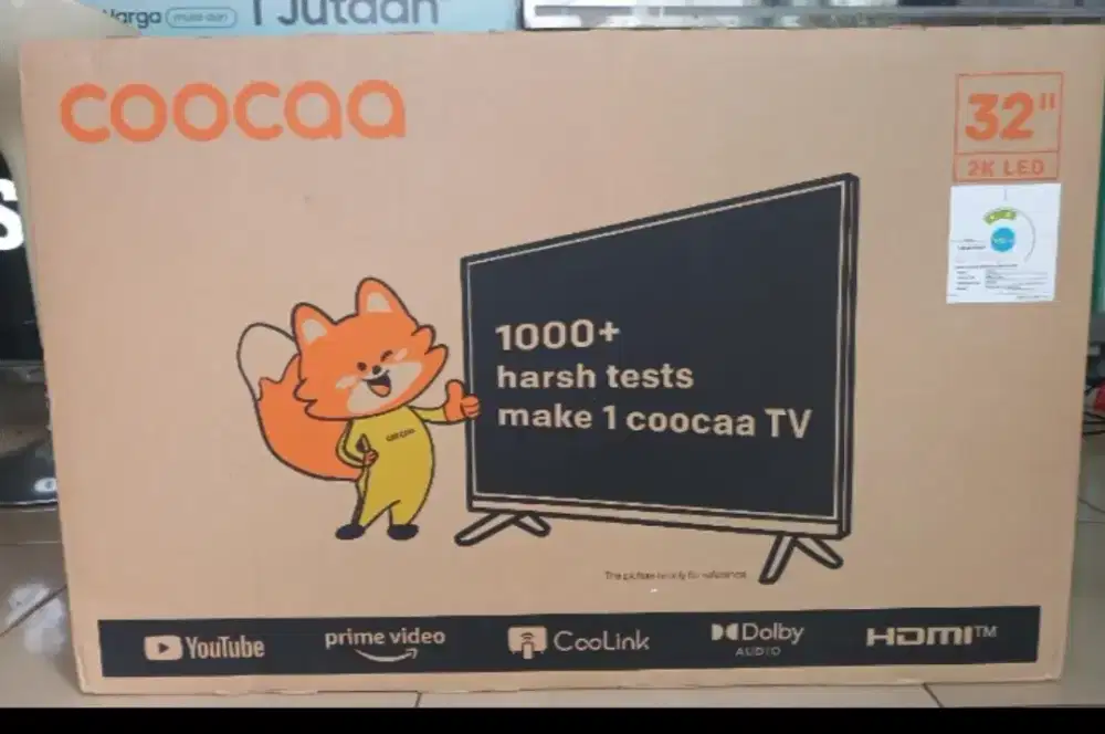 Coocaa smart tv 32inc baru segel garansi resmi