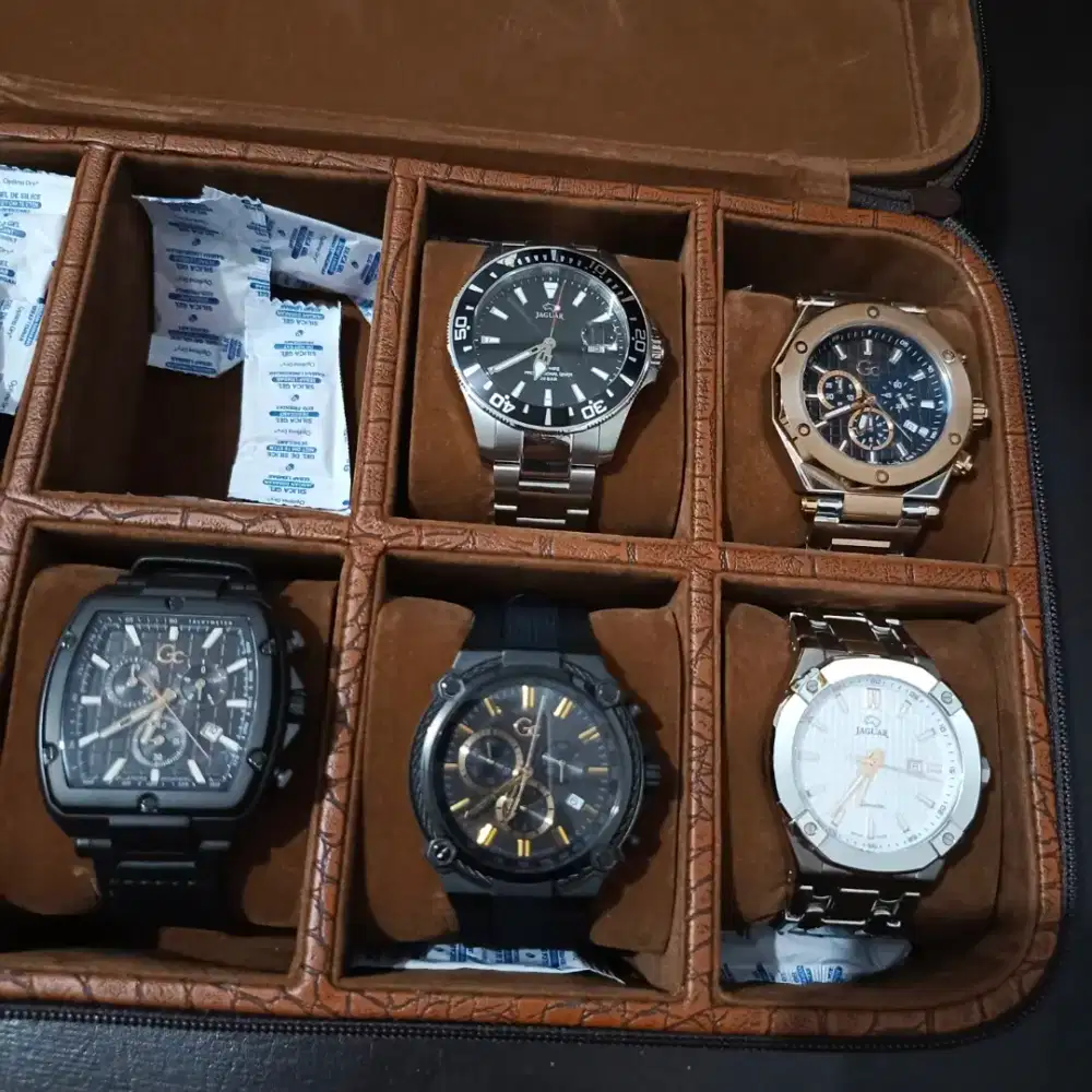 Jam tangan jaguar dan guess colection atau gc