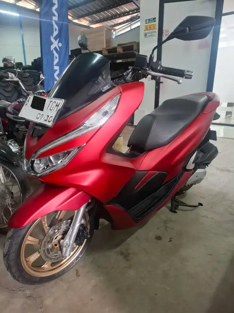 Honda Pcx 2020 Merah Doff, cbs/iss